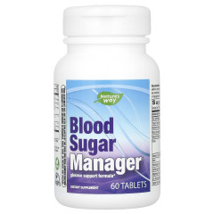 Регулятор уровня сахара в крови Nature's Way (Blood Sugar Manager) 60 таблеток