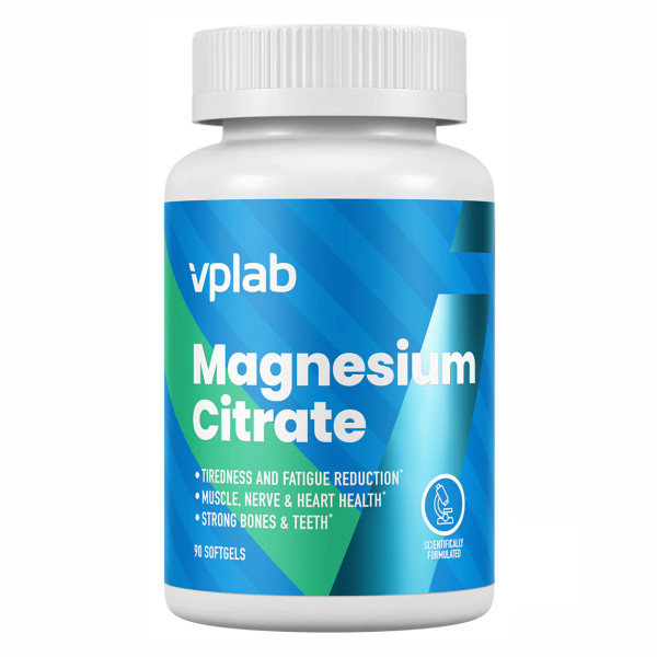 Магній Цитрат VPLab (Magnesium Citrate) 90 капсул