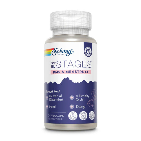 Жіноче здоров'я, ПМС та менструальний цикл Solaray Womens Health Menstruation 24 капсули