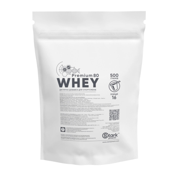 Протеїн Whey 80 Premium Stark Pharm 500г (Whey 80 Premium)