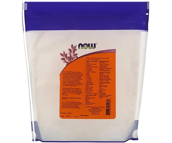 Пустые капсулы "00" NOW Foods (Double "00" Vcaps) 750 капсул
