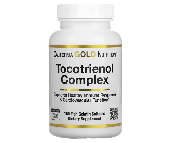 Витамин Е и смешанные токотриенолы California Gold Nutrition (Tocotrienol complex) 150 капсул