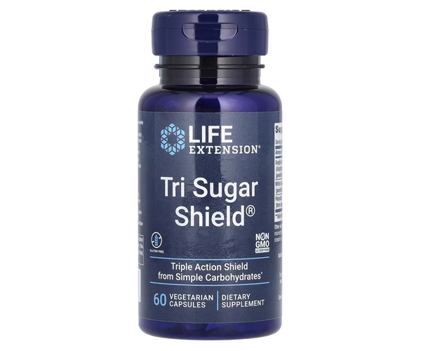 Зниження цукру в крові Life Extension  (Tri Sugar Shield) 60 капсул