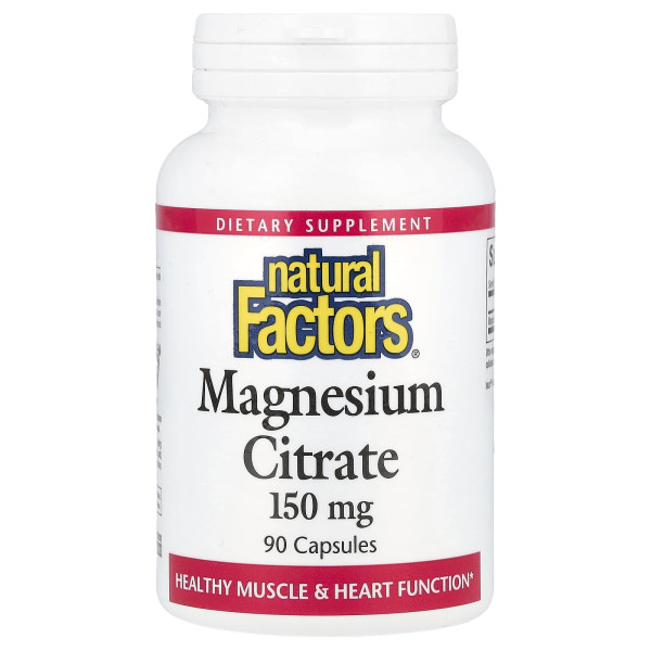 Цитрат магния Natural Factors (Magnesium Citrate) 150 мг