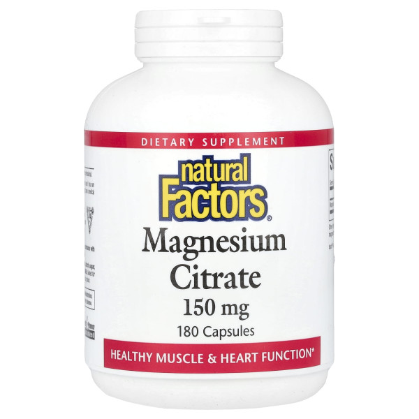 Цитрат магния Natural Factors (Magnesium Citrate) 150 мг