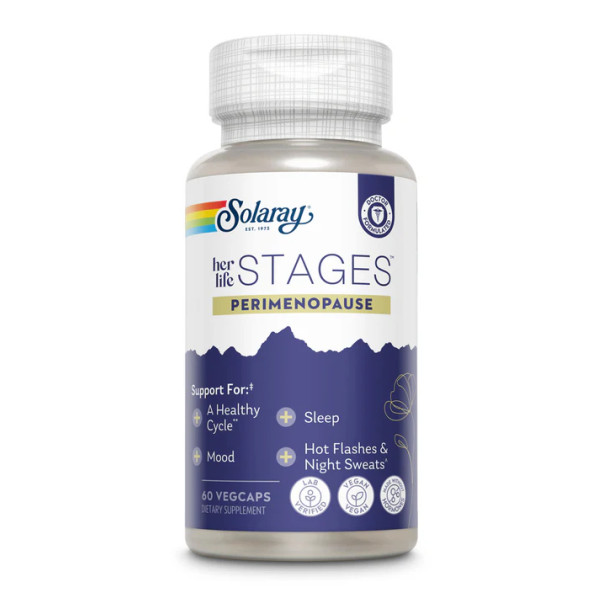 Комплекс для поддержания женского здоровья перед менопаузой Solaray Womens Health Perimenopause 60 капсул