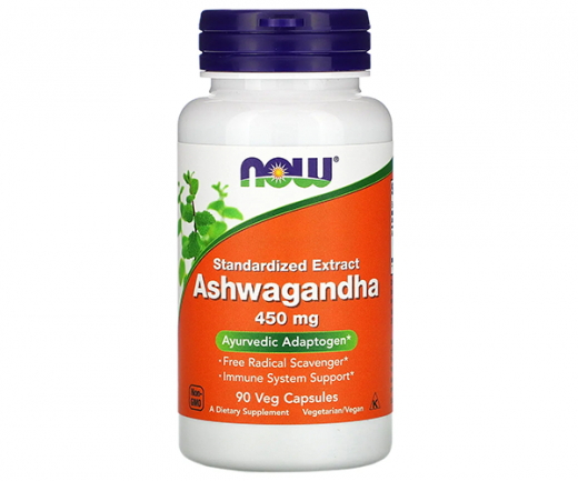 Ашвагандха экстракт корня NOW Foods (Ashwagandha) 450 мг  &mdash; 