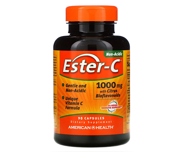 Ester-C з цитрусовими біофлавоноїдами American Health  (Ester-C with Citrus Bioflavonoids) 1000 мг/200 мг 90 капсул