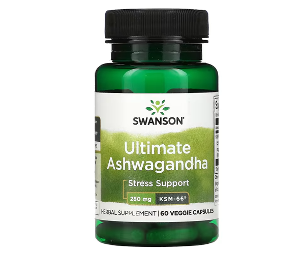 Ашвагандха экстракт корня Swanson (Ultimate Ashwagandha) 250 мг 60 капсул