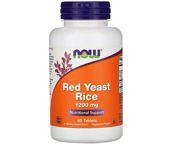 Червоний дріжджовий рис NOW Foods  (Red Yeast Rice) 1200 мг 