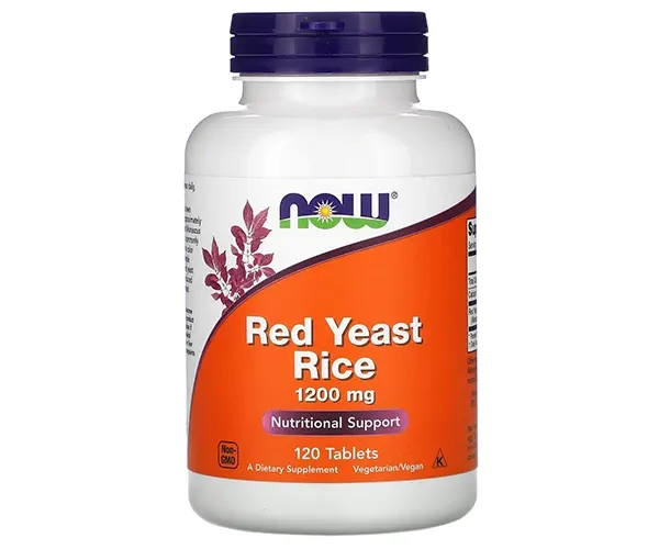 Червоний дріжджовий рис NOW Foods  (Red Yeast Rice) 1200 мг 