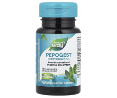 Масло перечной мяты Nature's Way (Pepogest Peppermint Oil) 60 капсул
