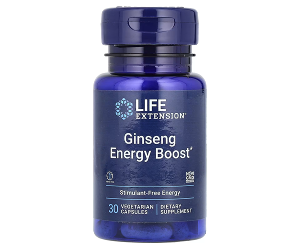 Добавка с женьшенем для повышения уровня энергии Life Extension (Ginseng Energy Boost) 30 капсул