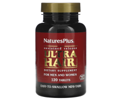 Комплекс для волосся із уповільненим вивільненням Nature's Plus  (Ultra Hair, For Men & Women) 120 таблеток