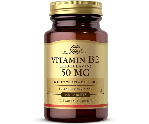 Вітамін В2 Solgar  (Vitamin B2) 50 мг 100 таблеток