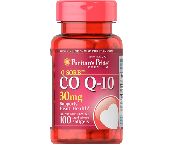Коензим Q-10 Puritan's Pride (Q-SORB Co Q-10) 30 мг 100 капсул