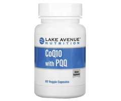 Коензим Q10 з PQQ, Lake Avenue Nutrition, 60 вегетаріанських капсул