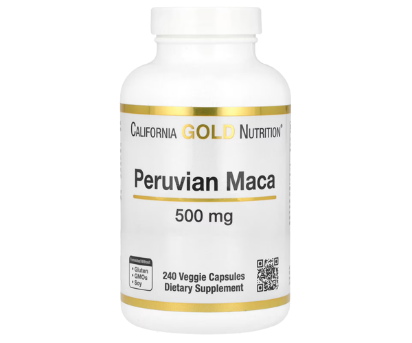 Перуанська мака California Gold Nutrition (Peruvian Maca) 500 мг