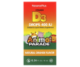 Витамин Д3 в каплях Natures Plus (Vitamin D3 drops) 400 МЕ 10 мл с апельсиновым вкусом