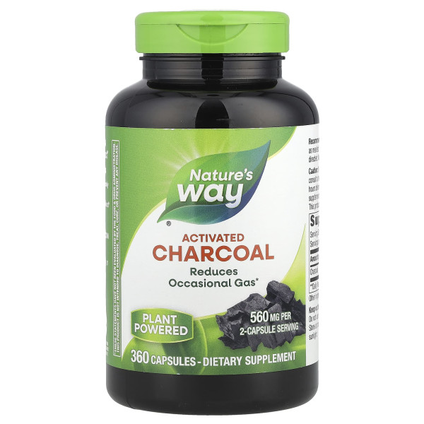 Активоване вугілля Nature's Way (Charcoal activated) 280 мг 