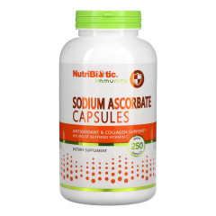 Аскорбат натрію Nutribiotic  (Sodium Ascorbate) 250 капсул