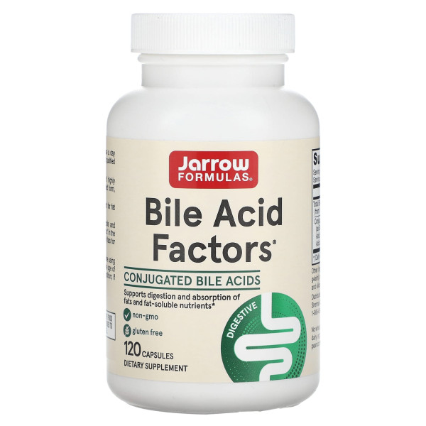 Бычья желчь Jarrow Formulas (Bile acid factors) 120 капсул