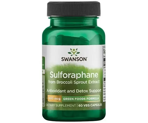 Сульфорафан Swanson (Sulforaphane) 400 мкг 60 капсул
