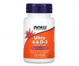 Вітаміни A та D3 NOW Foods (Ultra A & D-3) 100 капсул