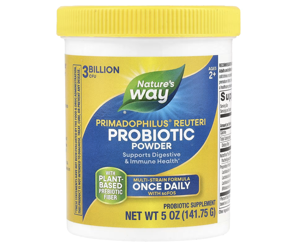 Пробиотики для микрофлоры кишечника Nature's Way (Primadophilus Reuteri Powder) 3 млрд КОЕ 141.75 г