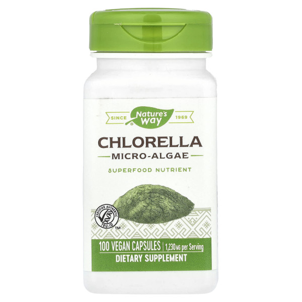 Хлорелла Nature's Way (Chlorella) 100 капсул