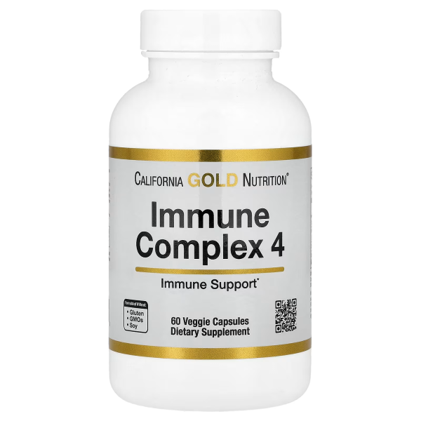 Комплекс для укрепления иммунитета  с витамином C и Д3, цинком и селеном California Gold Nutrition (Immune Complex 4)