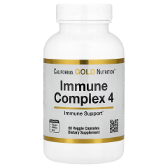 Комплекс для укрепления иммунитета  с витамином C и Д3, цинком и селеном California Gold Nutrition (Immune Complex 4)