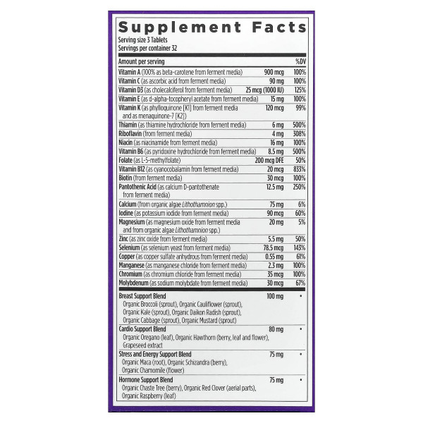 Мультивітаміни для жінок II 40+ New Chapter (Every Woman II Multivitamin) 96 таблеток