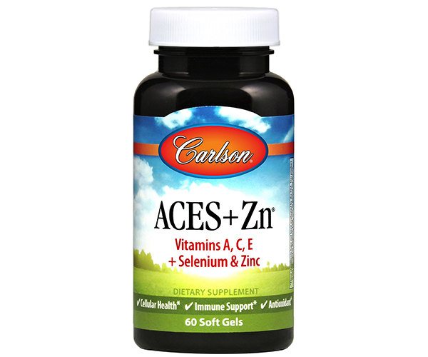 Вітаміни A C E + селен та цинк Carlson Labs (Aces + Zn) 