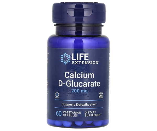 D-глюкарат кальция Life Extension (Calcium D-glucarate) 200 мг 60 капсул