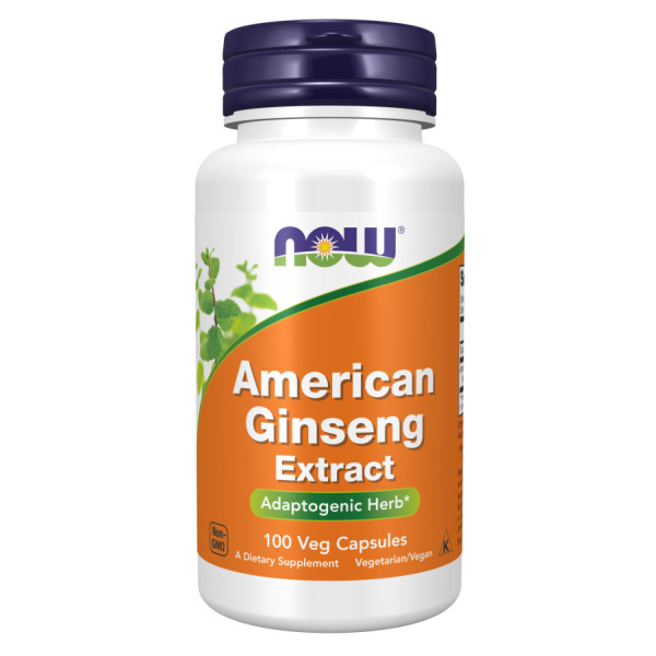 Американський женьшень Now Foods  (American Ginsen) 500 мг 100 капсул