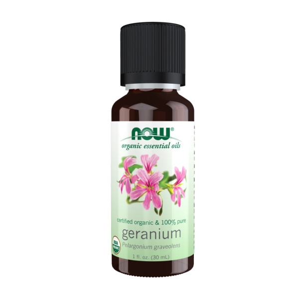 Органічне ефірне масло герані Now Foods Organic Geranium Oil 30 мл