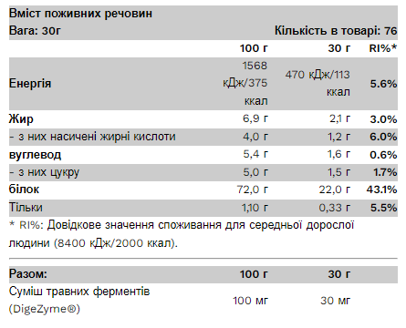 Сироватковий протеїн Pure Gold 1000г (Whey Protein)