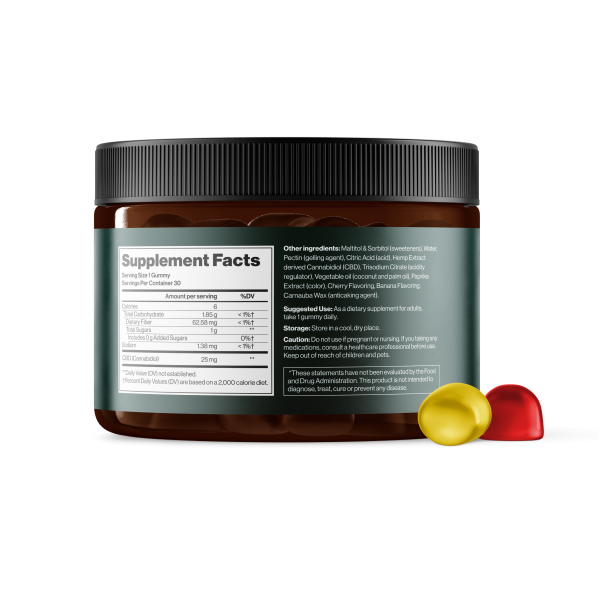 CBD Gummies Full Spectrum Mind Shi 750 мг 30 жувальних конфет