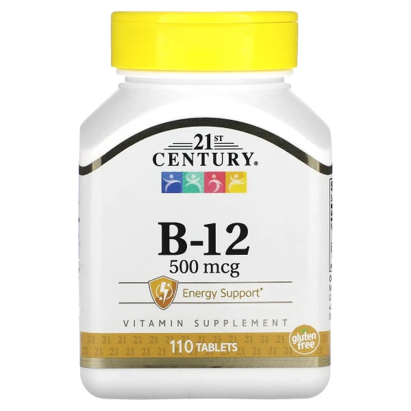 Витамин B12 21st Century (Vitamin B12) 500 мкг 110 таблеток