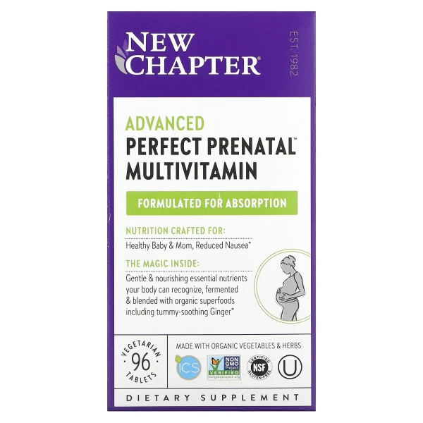 Мультивитамины для беременных New Chapter (Perfect Prenatal Multivitamin) 96 таблеток