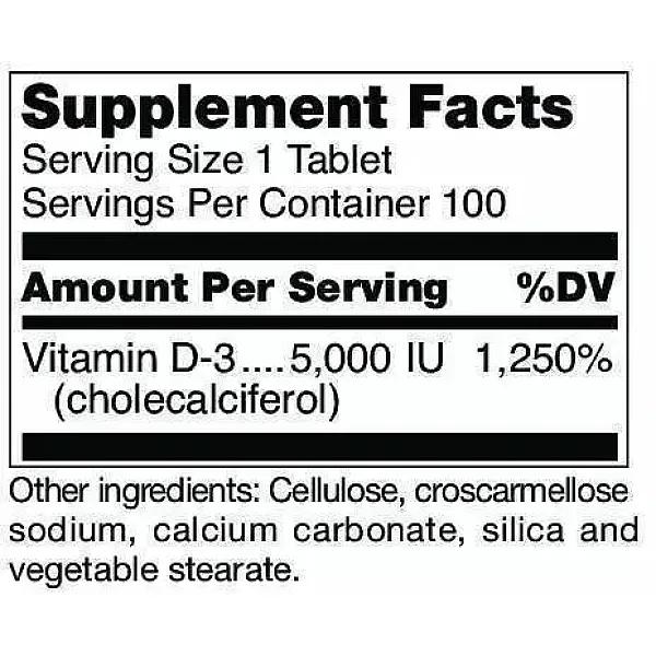 Вітамін D Douglas Laboratories  (Vitamin D) 5000 МО 100 таблеток