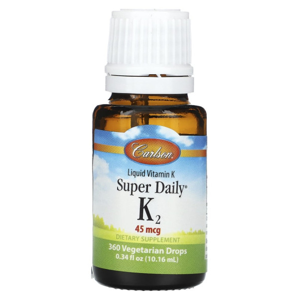 Вітамін К2 Carlson Labs (Super Daily K2) 45 мкг 10,16 мл