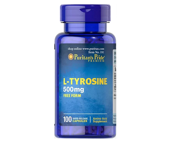 Л-Тирозин Puritan's Pride (L-tyrosine) 500 мг 100 капсул