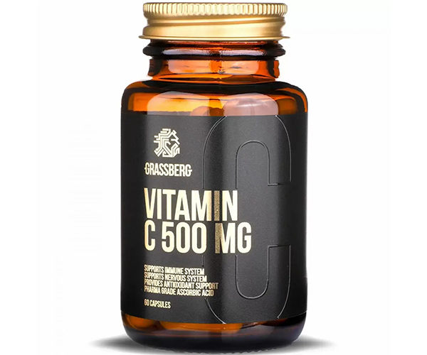 Витамин С Grassberg (Vitamin C) 500 мг 60 капсул