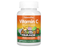 Вітамін С без цукру Natures Plus (Children's chewable vitamin C) 90 жувальних таблеток зі смаком апельсину