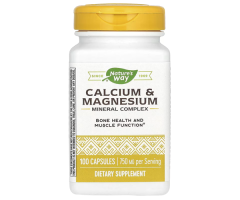 Кальцій та магній Nature's Way (Calcium and Magnesium) 750 мг 