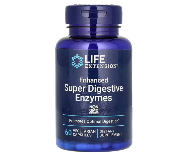 Покращені супер травні ферменти Life Extension (Enhanced Super Digestive Enzymes) 60 капсул
