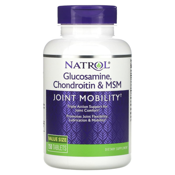 Глюкозамін, Хондроїтин і МСМ Natrol (Glucosamine Chondroitin MSM) 