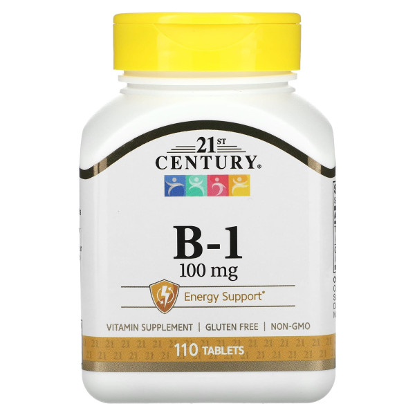Витамин B1-Тиамин 21st Century (Vitamin B1) 110 таблеток